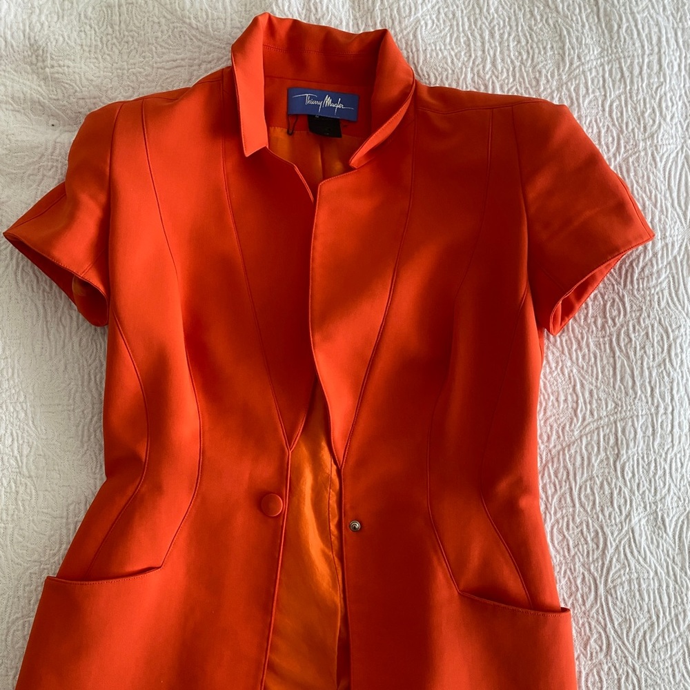 Thierry Mugler orange jacket vintage❤️ - Picture 9 of 16